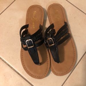 New black sandals
